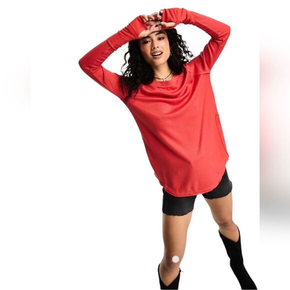 Free People We The Free Snowy Thermal Top, Large - Picture 2 of 7